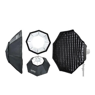 godox octagon softbox ขนาด 140 cm โครงร่ม 8 เหลี่ยม พร้อมกริด แบบ Bowen Mount