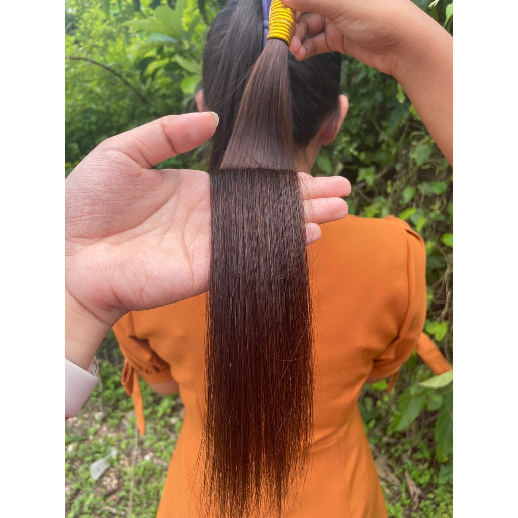 ผมแท้จับให้ฟรีเส้นผมแท้ ผมมีความหนา ไม่ชี้ฟู สระไดร ดูแลง่าย เส้นผมเงาสวย