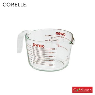 Pyrex Measuring Cup ถ้วยตวงแก้วขนาด 1 l. รุ่น P-00-532-CHN/1 (สีแดง)