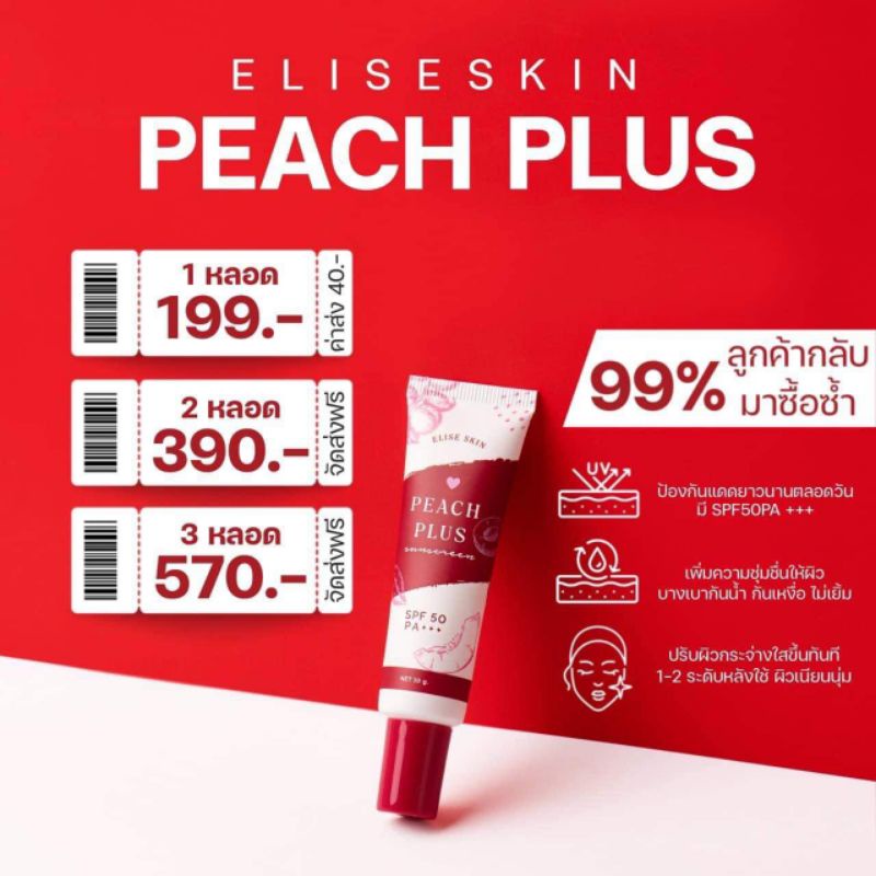 กันแดด Elise Peach Plus
