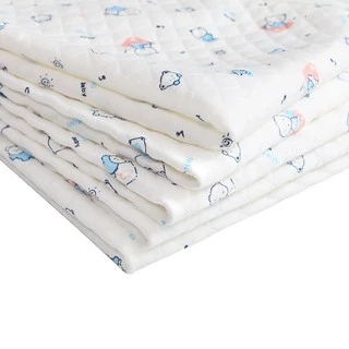 ผ้ารองฉี่ ผ้ายางรองฉี่ 35*45/50*70cm แผ่นรองฉี่เด็ก พิล์มลาย กันน้ำ ผ้า cotton