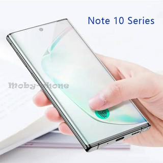 ฟิล์มกระจกนิรภัย Samsung Note10 แบบ 5D เต็มจอ ขอบโค้ง (สีดำ)