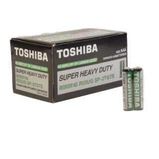 ถ่าน [Toshiba/ Philips / GP / Maxell ]ขนาด AAA 1.5V (1กล่อง 40ก้อน)