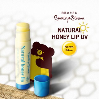 Country &amp; Stream Natural Honey lip UV SPF20 PA++ (ผลิต 04/2021หมดอายุ 04/2025)