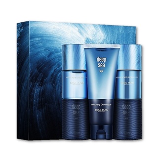 SOUL MAN Deep Sea Mens Skin Care Set ชุดผลิตภัณฑ์ดูแลบำรุงผิวหน้าผู้ชายสูตรพรีเมี่ยมจากสารสกัดใต้ทะเล