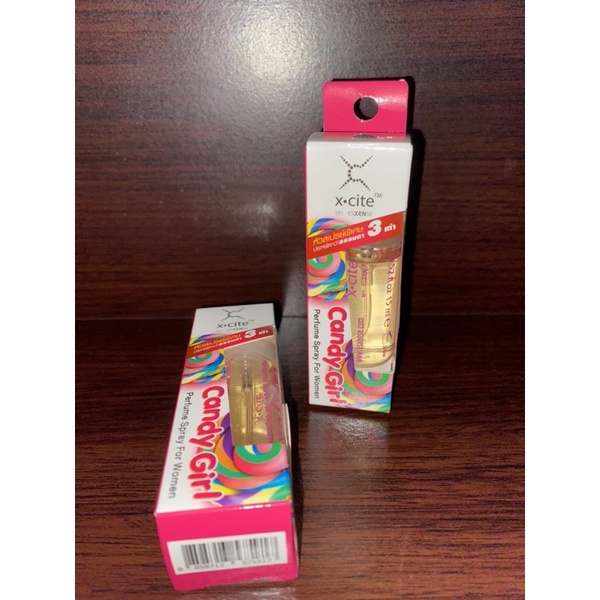 น้ำหอม Esxense x-cite กลิ่น candy girl for women 15ml ของใหม่ exp:05/05/23 มี2 ค่ะ