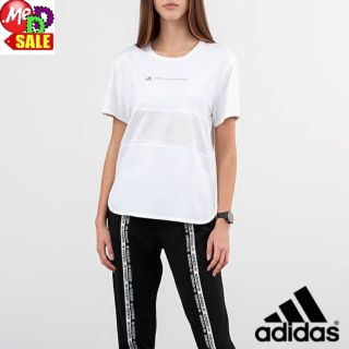 Adidas by Stella mccartney -ใหม่ เสื้อยืดใส่วิ่งออกกำลังกายทรงหลวม ADIDAS RUN LOOSE TEE EA2173