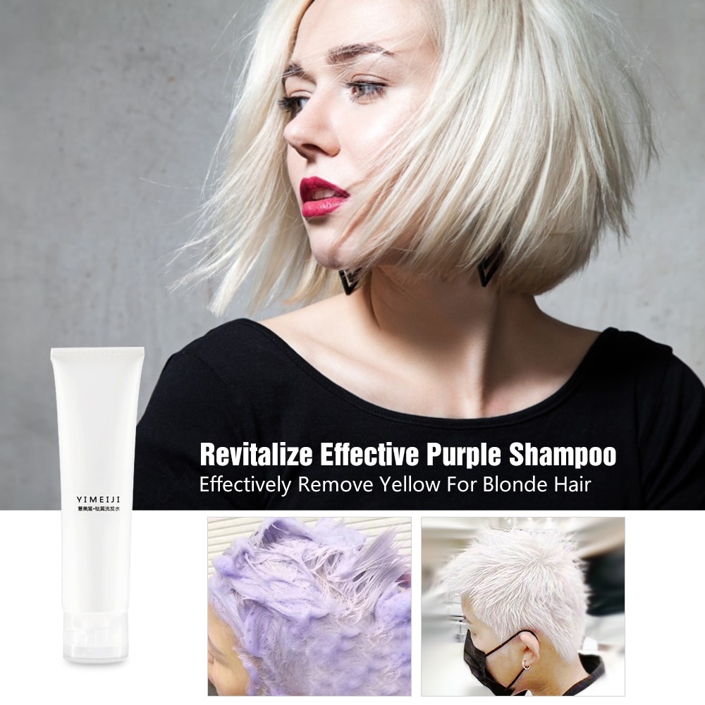 Professional Blonde Bleached Highlighted Shampoo Revitalize Effective Purple Shampoo For Blonde Hair Shampoos Remove Yel Shopee Thailand