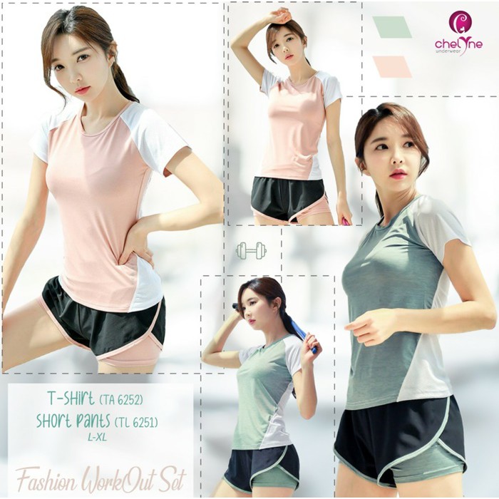 เสื้อยืดกีฬา TA6252 Gym Jogging Top 6252