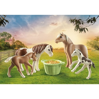 Playmobil 71000 Horse Farm Icelandic Ponies with Foals แอ็คชั่นฟิกเกอร์ ฟาร์มม้า ไอซ์แลนด์โพนี่กับลูก