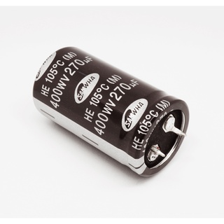 270uF 400V 105°C Capacitor คาปาซิเตอร์ C ตัวเก็บประจุ ยี่ห้อ Samwha