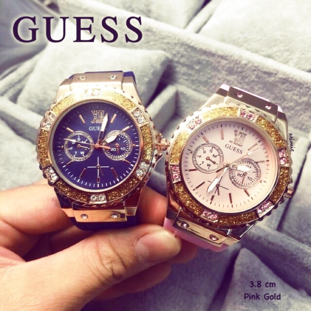 สายนาฬิกาข้อมือซิลิโคน นาฬิกาผู้ชาย 💥นาฬิกา GUESS 💥 เก็บเงินปลายทางได้
