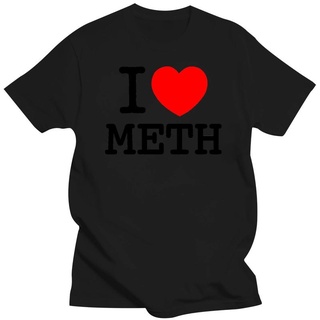 [COD]เสื้อยืดลําลอง แขนสั้น พิมพ์ลาย I Love Meth NY สไตล์ฮิปฮอป สําหรับผู้ชาย