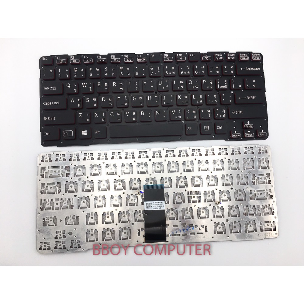 SONY Keyboard คีย์บอร์ด Vaio E14 SVE14 SVE141