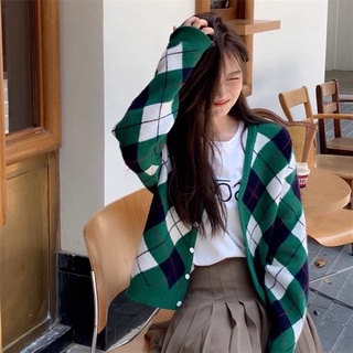 เสื้อคลุมคาร์ดิแกน แขนยาว สไตล์เกาหลี🌲🦨
