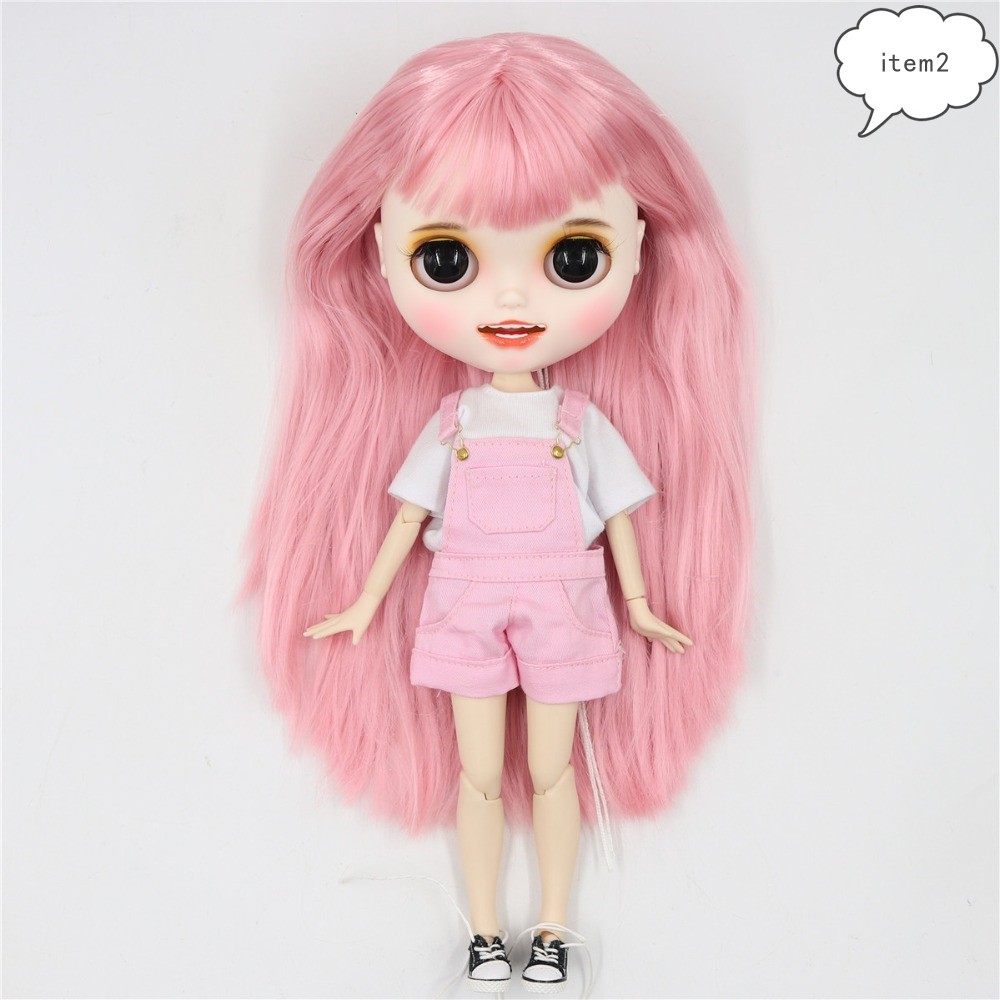 Takara 12/" Neo Blythe Doll from factory Dark Brown hair Sunny skin Joint body
