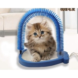 Cat Groomer Toy ของเล่นแมว ใช้นวดตัว แปรงขนแมว ช่วยให้ผ่อนคลาย สำหรับแมวทุกสายพันธุ์ ขนาด 30 ซม SFU-0011