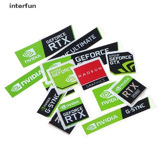 [ITFUN] ใหม่ สติกเกอร์ฉลาก NVIDIA GTX GEFORCE สําหรับติดตกแต่งแล็ปท็อป 5 ชิ้น