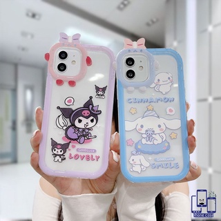 เคสโทรศัพท์มือถือ แบบนิ่ม ลายการ์ตูน Kuromi Melody ขอบหยัก สําหรับ For IPhone Case 11 12 13 14 PRO MAX 6 7 6S 8 Plus X XR XS MAX 11 12 13 mini Se 2020 6SPlus 7Plus 6Plus 8Plus XSMAX