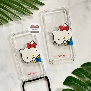 🌈 พร้อมส่ง ❤️ Sanrio Hello Kitty Strap Case เคสคิตตี้ เคสซานริโอ้ พร้อมสายคล้อง ลิขสิทธิ์แท้ 100%