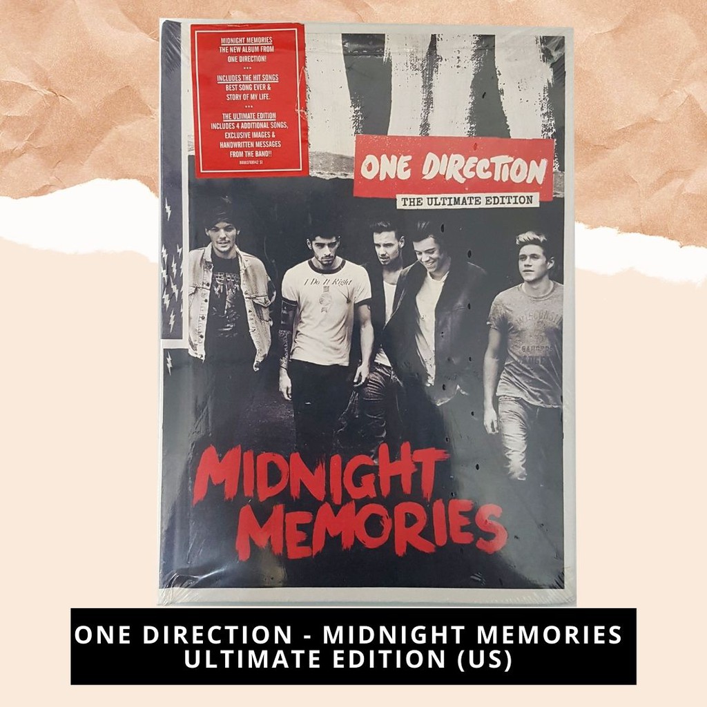 🖤 [ส่งฟรีลทบ ของใหม่]  One Direction อัลบั้ม Midnight Memories (Ultimate Edition)