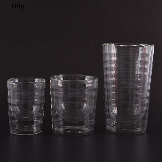 [FILLY] hand blown Double Wall Glass cup Nespresso coffee mug and cups thermal glass DFG