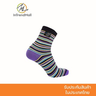 DexShell ถุงเท้ากันน้ำ รุ่น Ultraflex Socks : ลายขวาง (Stripe) - ไซส์ L