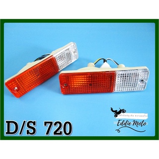 NISSAN DATSUN 720 year 1983-1984 FRONT BUMPER LAMP LH&amp;RH  // ไฟหรี่กันชนคู่หน้าซ้าย-ขวา นิสสัน 720 สินค้าคุณภาพดี