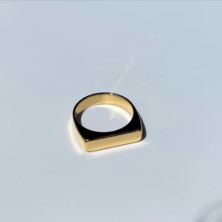 imean.store - Sharp gold ring | แหวนงานไทเทเนี่ยมสีทอง