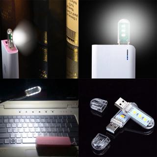 【COD】โคมไฟ Super Bright Mini 3 LEDs USB สำหรับคอมพิวเตอร์ อ่านหนังสือ