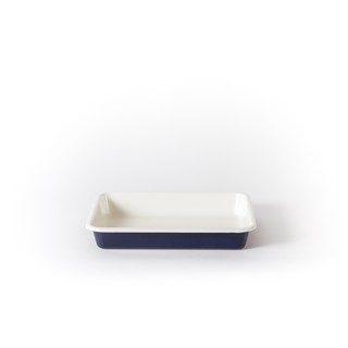 CHABATREE Enamel baking tray XL Mid blue (GL156-MB) เอนาเมล