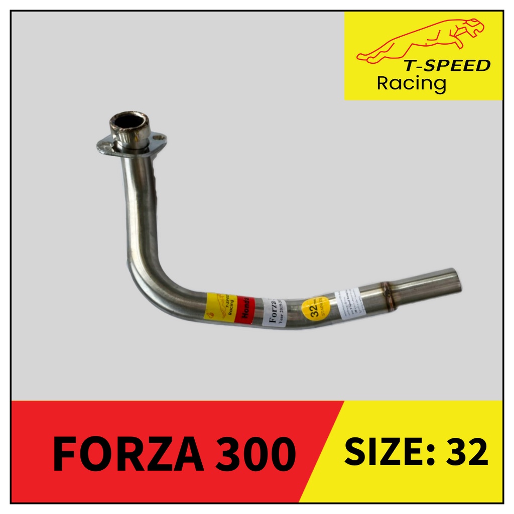 คอท่อ Honda FORZA 300  🔩 Stainless steel แท้ เกรด 304 หนา: 1.2 มิลลิเมตร  Size 28 m.m. ราคา 600 บาท 