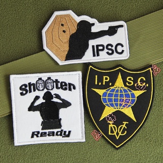 Ipsc สติ๊กเกอร์ป้ายสติ๊กเกอร์ Velcro สําหรับติดตกแต่งคอมพิวเตอร์