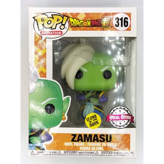 Funko Pop Dragon Ball Super - Zamasu [เรืองแสง] : 316 (กล่องมีตำหนินิดหน่อย)