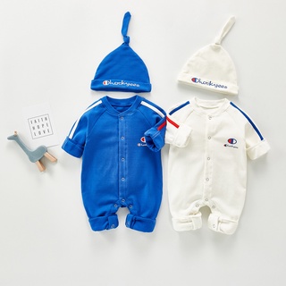 Childrens Spring And Autumn Jumpsuit And Hats