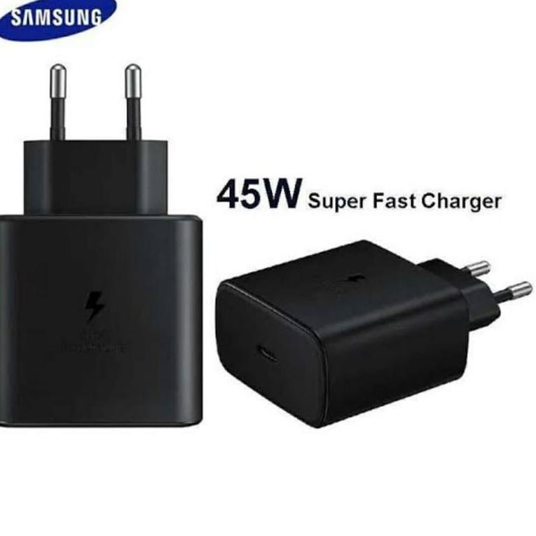 Batok Casan Note 20 S20 S21 45W USB-C ORIGINAL Super F ชาร์จ PD อะแดปเตอร์ 45 วัตต์หัว 6E4
