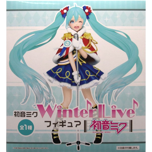 Taito Vocaloid Figure Hatsune Miku Winter Live Prize Figure