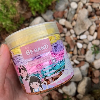 BEBAND หนังยางรัดผมเด็ก [ยางเส้นเล็กMini : ใช้รัดผมเด็ก0-3ปี] คละ 5 สี : เหลือง-ม่วง-ชมพู-ฟ้า-น้ำตาล