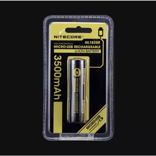 ถ่านชาร์จ Nitecore NL1835R 18650 3500mAh ชาร์จแบตผ่านUSB