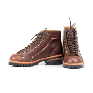 รองเท้าหนังแท้ หนังออยล์ บูทหุ้มข้อ StepPro Boots Code 934