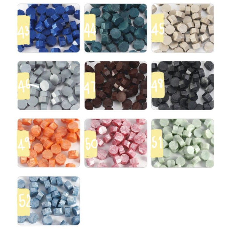 4/5 เม็ดครั่ง เม็ดขี้ผึ้ง สำหรับตราประทับครั่ง  (พร้อมส่งจากไทย) - รูปที่ 5