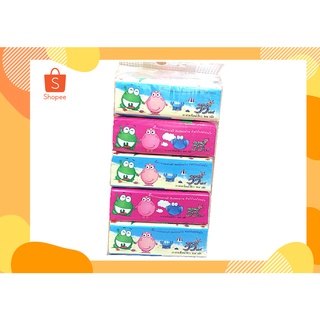 ของแท้ กระดาษทิชชู่ Vivy วีวี่ กระดาษไร้ฝุ่น Soft Pack 150 แผ่น/ห่อ 1 เเพ็ค ( 5ห่อ ) คละสี