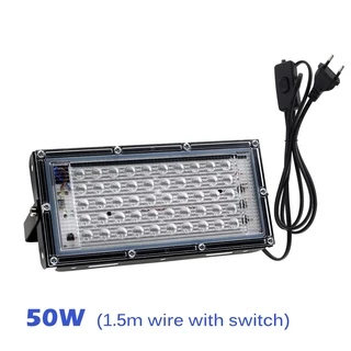 ไฟปลูกต้นไม้ Led UV 50W 100W 300W กันน้ำได้ ไม่กลัวฝนและหมอก มีสวิตช์ปิดเปิด ไฟปลูกต้นไม้กันน้ำ การเจริญเติมโตแบบ 24 ชม