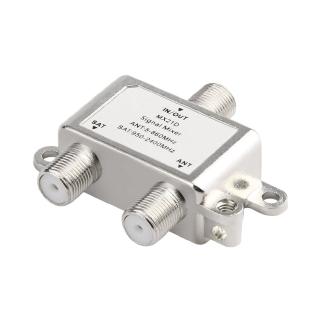 (115) 2 ways sat/ant diplexer สายเคเบิ้ลสัญญาณทีวีดาวเทียม splitter