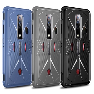 ZTE nubia Play Red Magic 6 6S 7 Pro Luxury Shockproof Armor Case RedMagic 5G 5S 3 3S Soft TPU Silicone Full Phone Protective Matte Back Cover