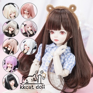 Kk【ม้วนวิกผม】dw008 bjd Qi Liuhai วิกผมเด็ก 1/3 1/4 1/6 นิ้ว