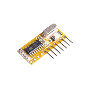 Rxc6 433Mhz Superheterodyne โมดูลรับสัญญาณไร้สาย Pt2262 สําหรับ Arduino / Avr โมดูลพร้อมโมดูล