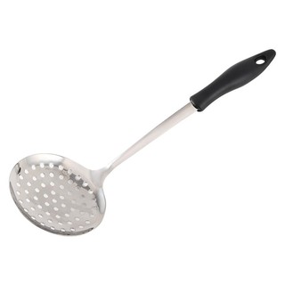 กระชอนสเตนเลส COLOR-KIT 12 นิ้ว อุปกรณ์ตักอาหาร STAINLESS STEEL STRAINER LADLE COLOR-KIT 12”