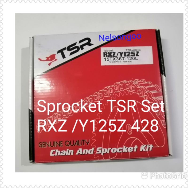 เฟือง TSR ชุด RXZ /Y125Z 428