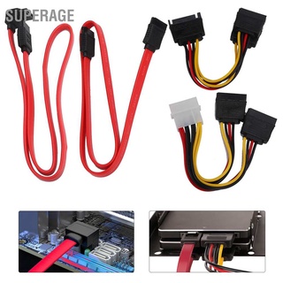 สายเคเบิ้ลถ่ายโอนข้อมูล Ide To Ata / Sata Power Cord Male 2 Female